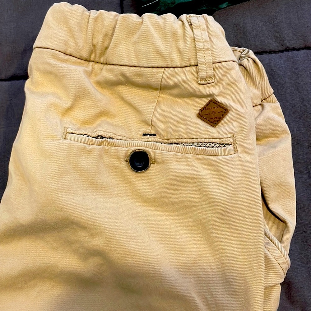 Zara boys khaki pants